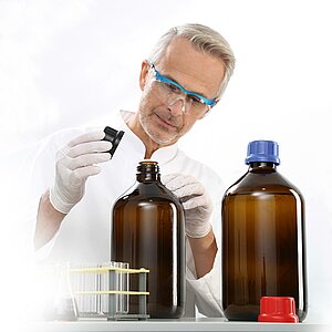 Chemical and technical bottles