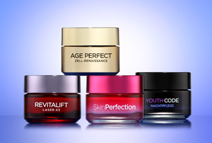 (Revitalift Laser X3, Age Perfect cell renaissance, Skin Perfection, Youth Code Night von L’Oréal)