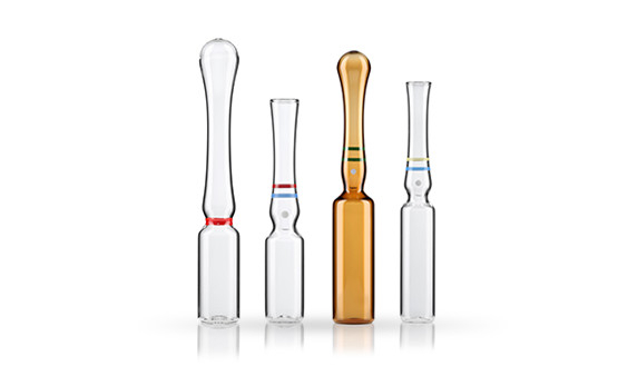 Ampoules made of glass
