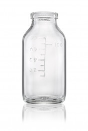 Type I infusion bottle plain neck with marking