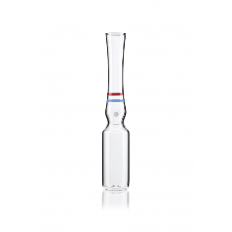 Ampoule type B with code rings OPC made of clear tubular glass for numerous drugs (10ml)