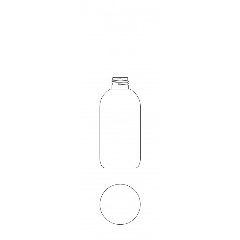 Drawing of OMEGA bottle