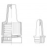 Drawing of tamper-evident screw cap and dropper 