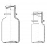 Drawing of dropper bottles - System B 