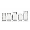 Wide-mouth jars made of moulded glass (200ml)