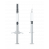 Gx RTF® ClearJect® polymer needle syringe 1,0 ml long