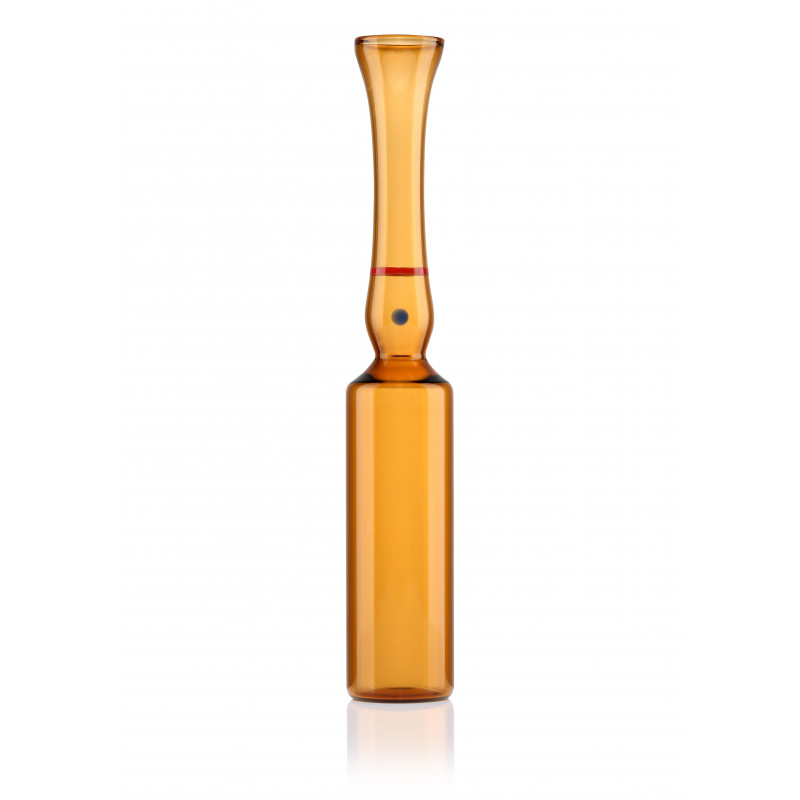 Ampoule type C with code rings OPC made of amber tubular glass for numerous drugs (2ml)