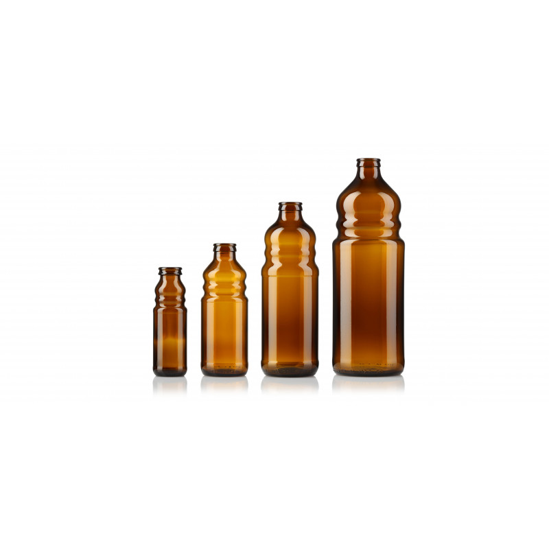 Oil bottles made of moulded glass (250ml)