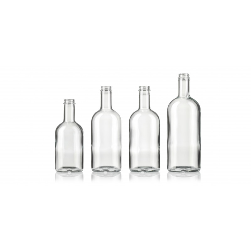 Spirit bottles made of moulded glass (500ml)