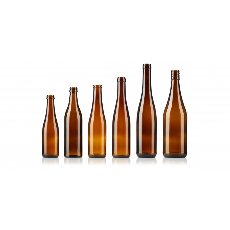 Wine bottles made of moulded glass (375ml)