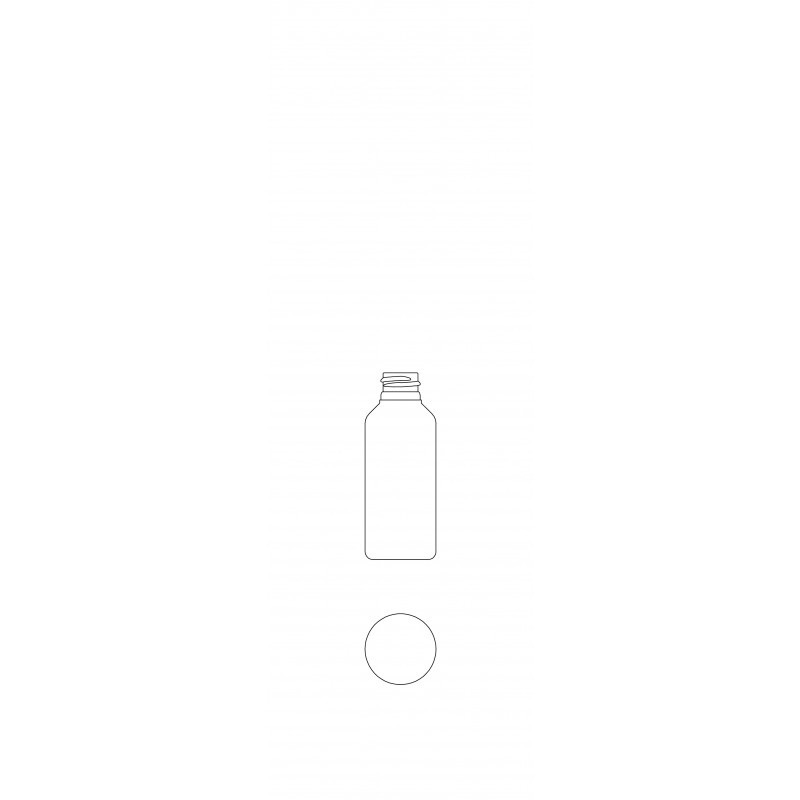 Drawing of OMICRON bottle