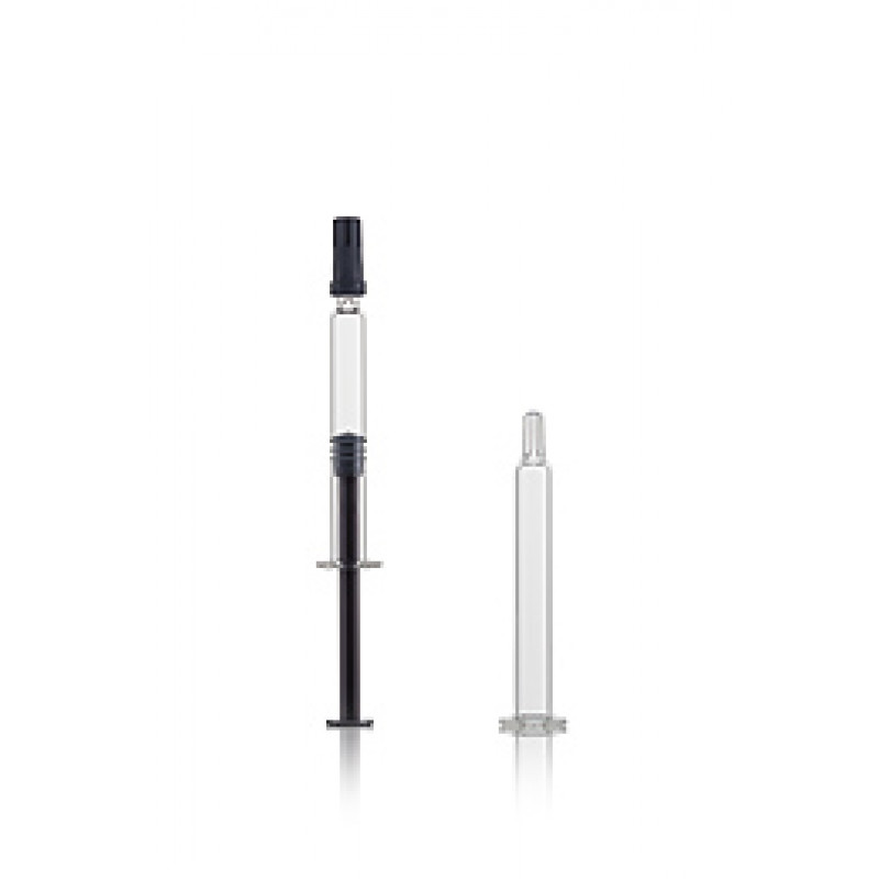 Gx RTF® and Gx® bulk Luer cone syringe made of glass