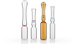 Ampoules made of glass for pharmaceuticals