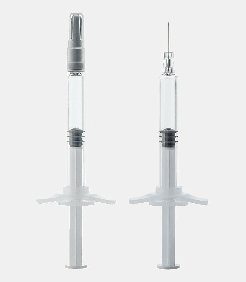The new Gx RTF ClearJect plastic syringe