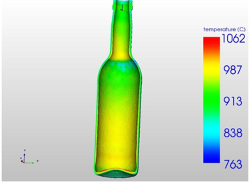 Process simulation result – temperature distribution analysis