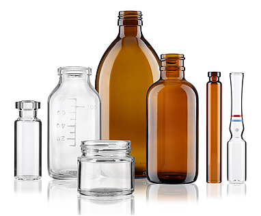 Gerresheimer offers a fully comprehensive portfolio of glass pharmaceutical bottles extending from the smallest glass cartridges made from tubular glass up to large acid-resistant chemicals bottles