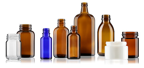 Glass packaging for nutritional supplements