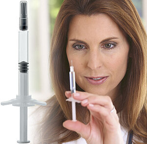COP prefillable plastic syringes