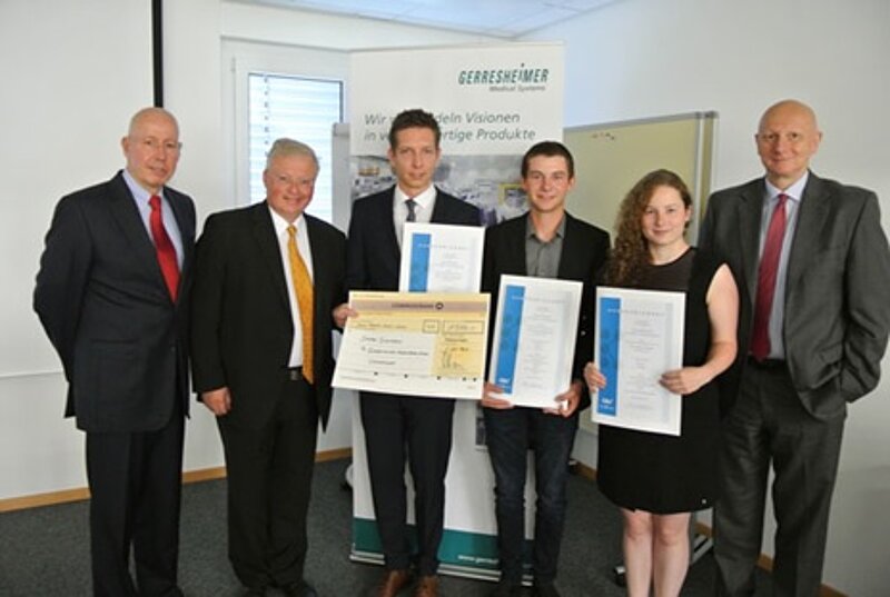 GKV Incentive Prize 2016: All three top places went to Gerresheimer apprentices and students