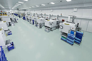 Clean room production Inhalers, Injection molding, Assembly