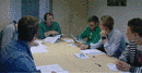 The new apprentices were briefed by Werner Masek (center) on their first day at Gerresheimer.