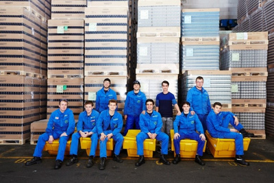 The Gerresheimer Lohr apprentices are very proud about the long history of their company.
