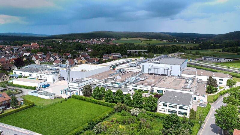 Gerresheimer-Produktionsstandort Pfreimd mit neuem Verbindungsbau