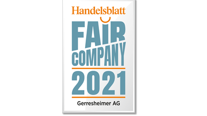 Gerresheimer erhält Auszeichnung als Fair Company