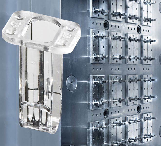 Injection molding of diagnostic products and medical products