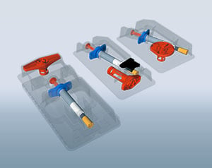 Verpackungsdesign für ein pharmazeutisches Primärpackmittel