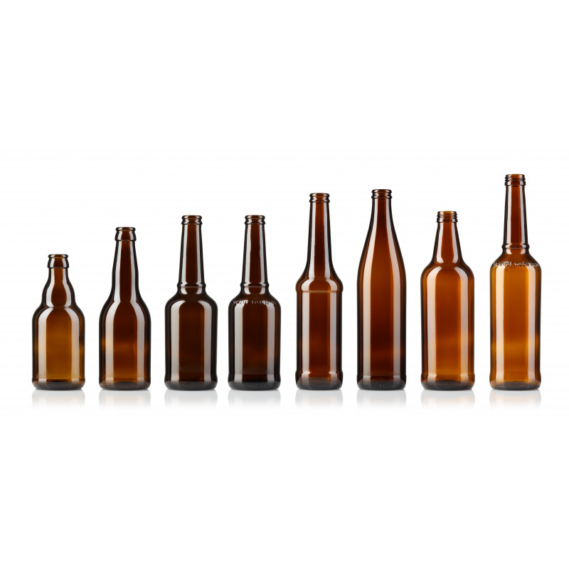 Beer bottles made of moulded glass (330ml)