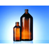 Syrup glass bottle Euro-med made of moulded glass for pharmaceutical use