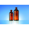 Peroxide bottles made of moulded glass for pharmaceutical products and others.