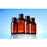 Syrup glass bottles with filling mark made of moulded glass for pharmaceutical use