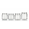 Wide-mouth jars made of moulded glass (200ml)